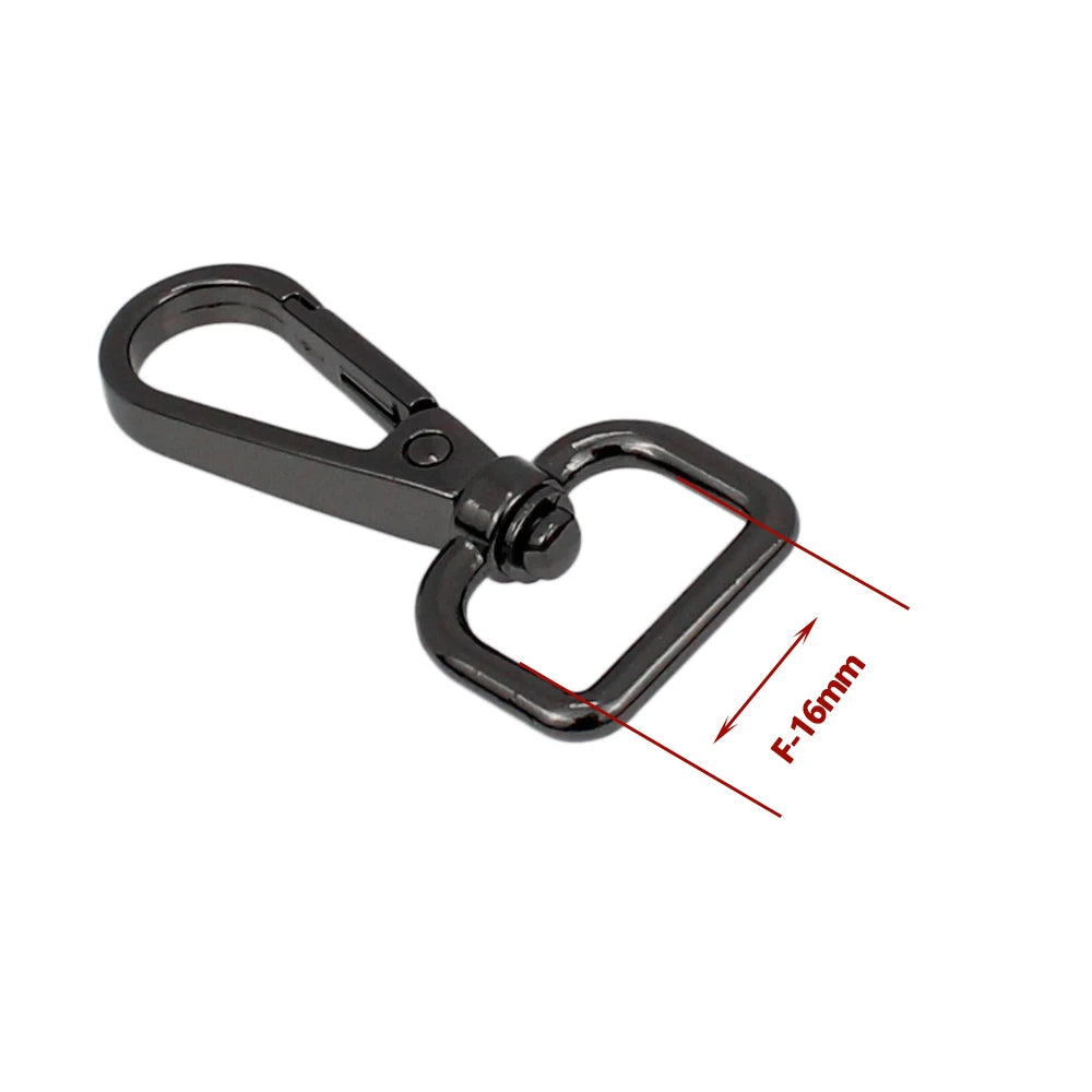 50Pcs Metal Swivel Leather Bag Handbag Purse Shoulder Strap Belt Clip Trigger Buckle Keychain Key Ring Dog Chain Collar Clasp