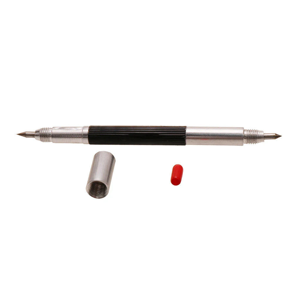 Portable Alloy Tungsten Steel Tip Double Side Sharp Scriber Pen Ceramics Glass Shell Metal Construction Marking Tools