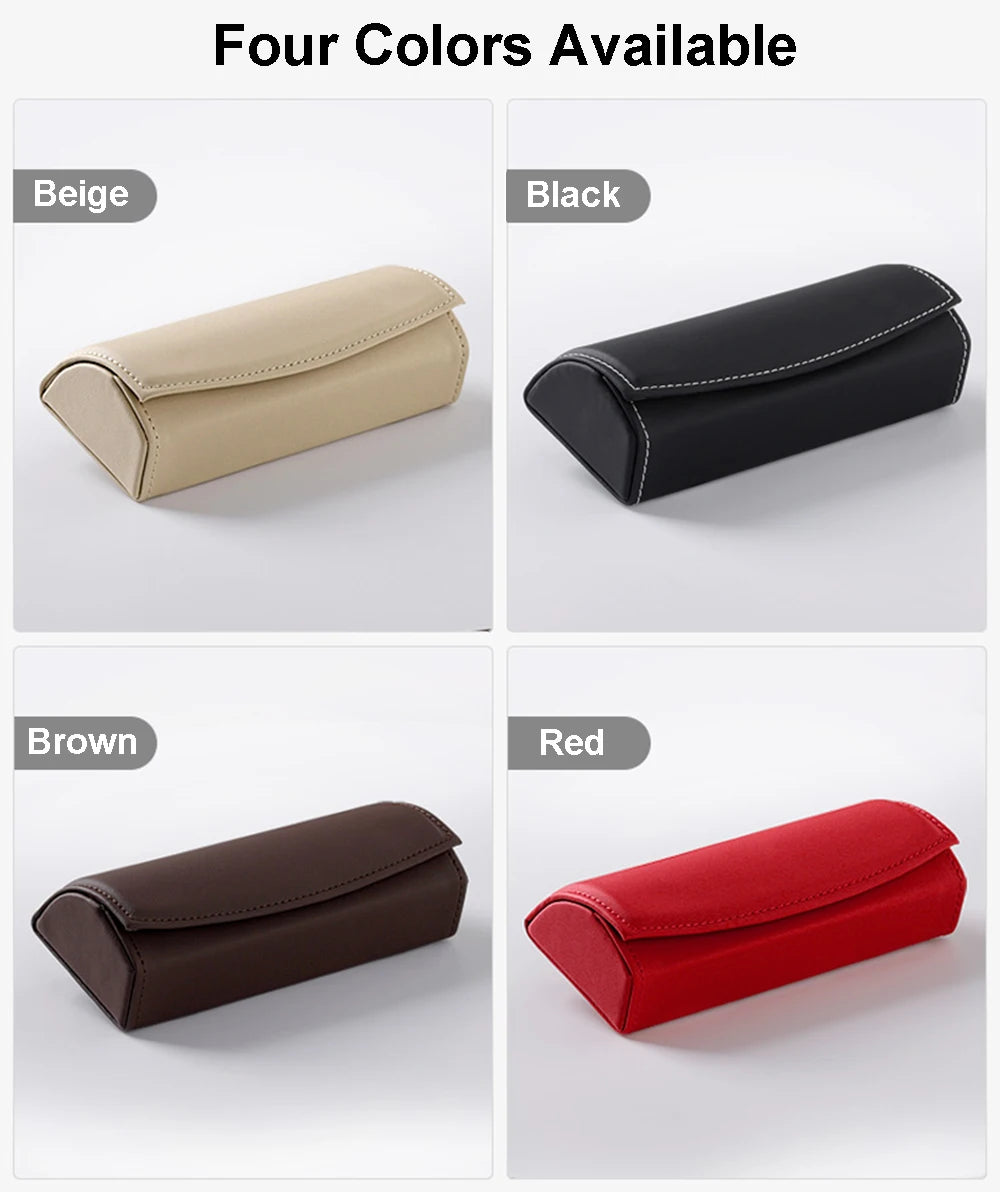 YSY Car Glasses Case Sunglasses Storage Box 4 Colors Auto Interior Accessories Glasses Holder Sun Visor Automobiles 1PCS