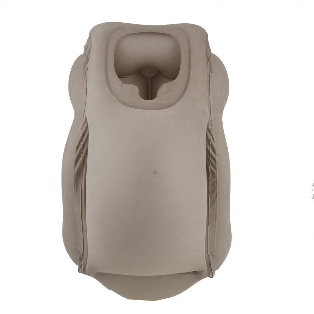 Multifunctional Car Airplane Inflatable Travel Pillow Pillows Portable Inflatable Body Sleeping Air Pillow for Travel Home Use