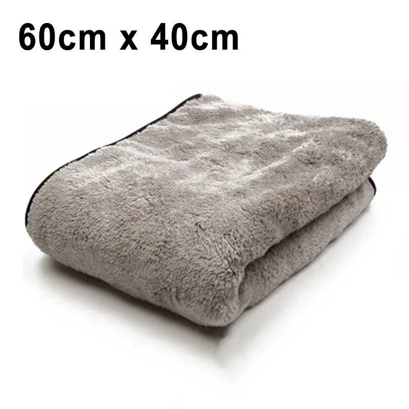 Microfiber Towel Car Wash Cloth Auto Cleaning Door Window Care Thick Strong Water Absorption For Car Home Automobile Accessories