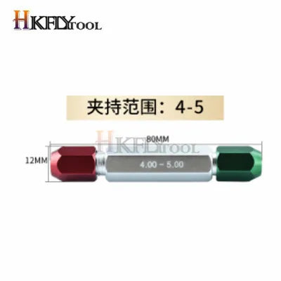 CNC Red Green Clamp Holder Needle Gauge Double Heads Pin Handle Go-and-not-go Plug Gauge Measuring Tool