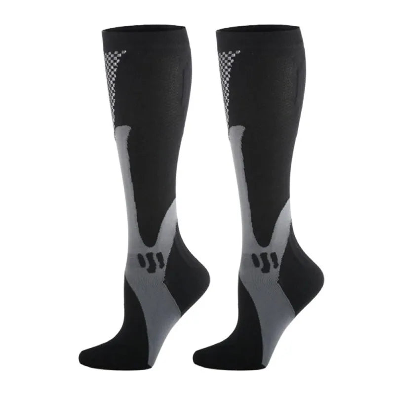Running Compression Socks Men Varicose Veins Socks Anti Fatigue Medical Edema Care Sports Socks Mountain Cycling Outdoor Travel