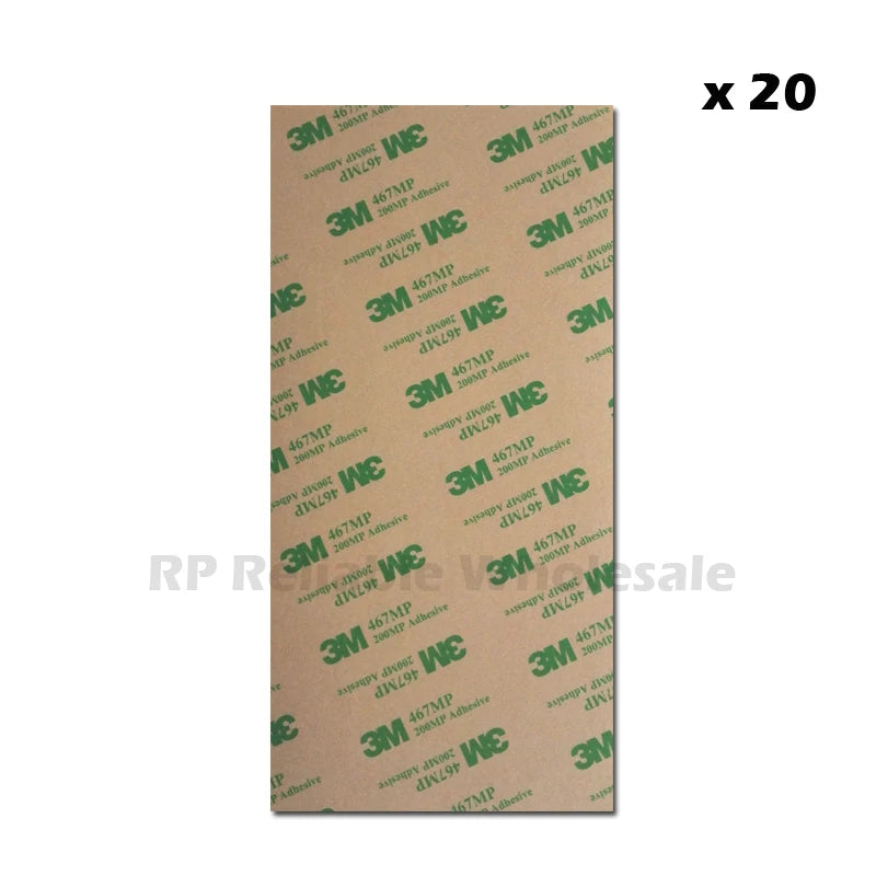 100x200mm 3M 467MP 200MP Adhesive Film Sticky Transfer Tape High Temperature Resist up to 204C, for Phone PC Repair Thermal Pads