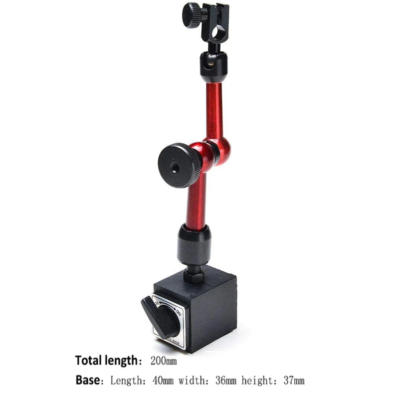 Universal Mini Flexible Dial Test Indicator Magnetic Base Holder Stand Magnetic Correction Gauge Stand Indicator Tool