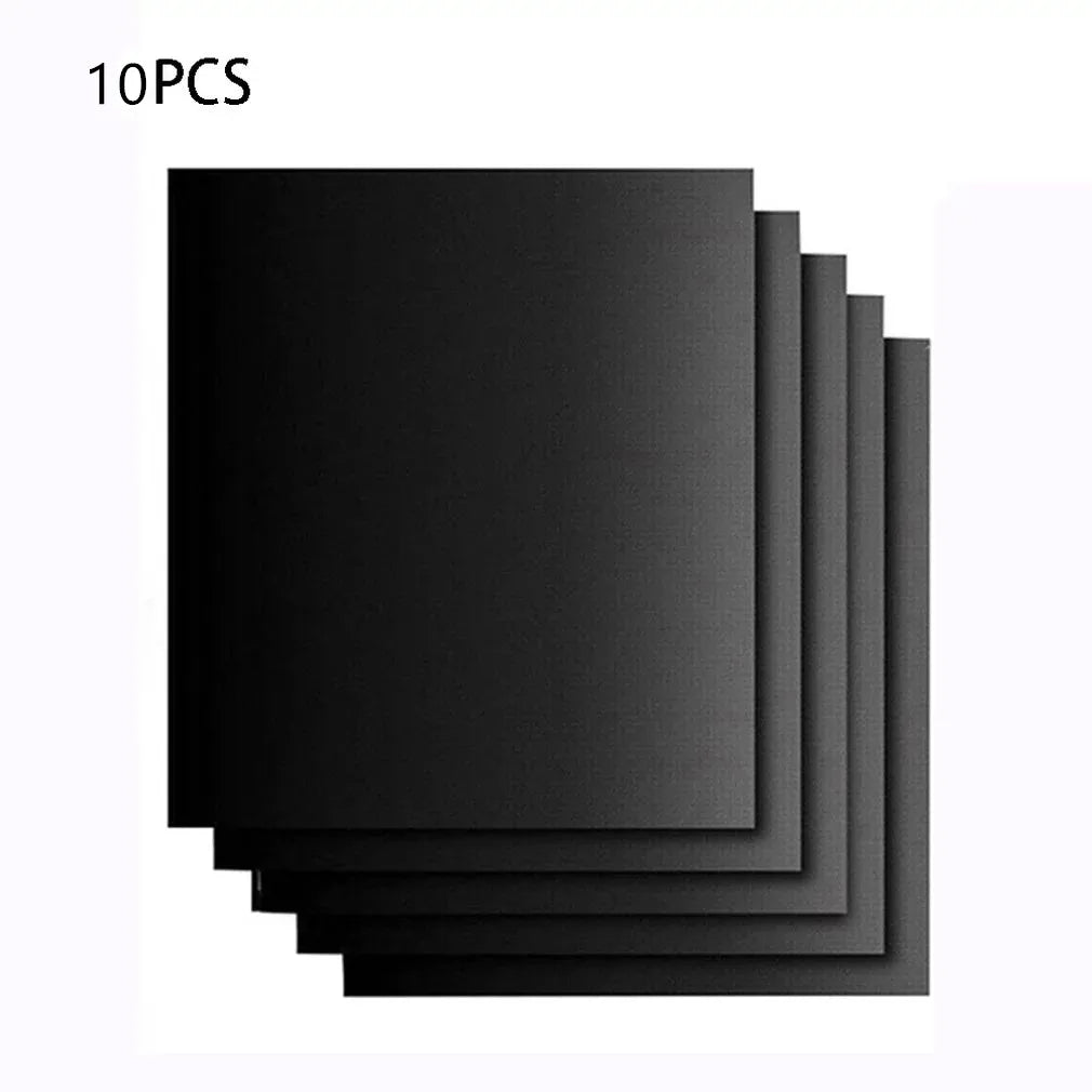 1/5/10pcs BBQ Grill Mat Barbecue Baking Non-stick Pad Reusable Cooking Plate PTFE Outdoor Picnic Party Grilling Mat Tool 40*33cm