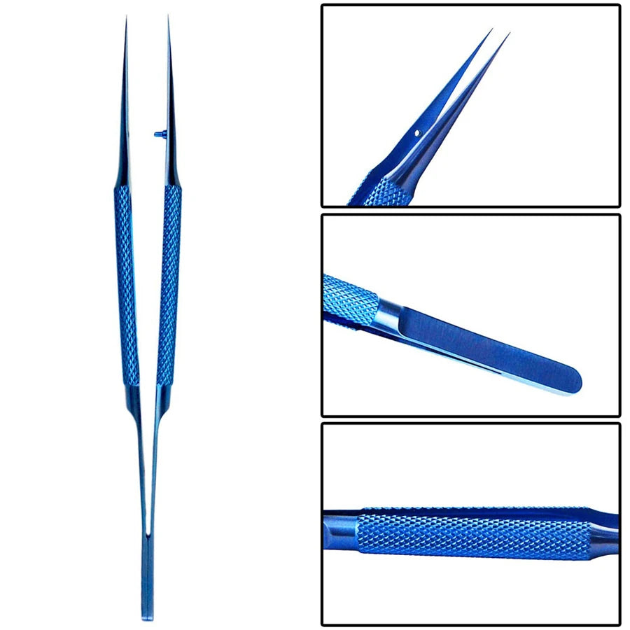 Titanium alloy tweezers professional maintenance tool 0.15mm edge precision fingerprint tweezers phone mainboard copper wire