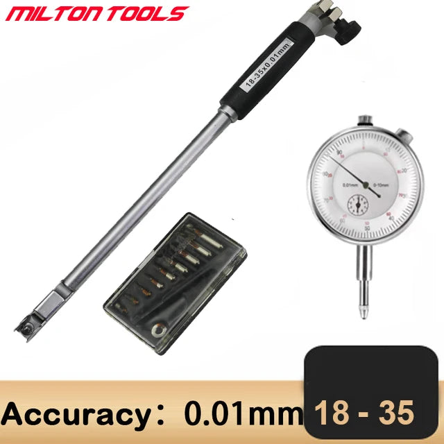 18-35mm 35-50mm 50-160mm/0.01mm Dial Bore Gauge Center Ring Dial Indicator Micrometer Gauges Measuring Tools