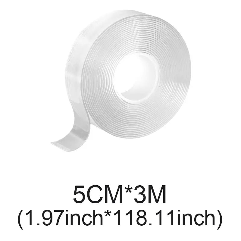 Adhesives Sealers Tape Super Strong Double-Sided Tape Reusable Traceless Waterproof , Adhesive Nano Sticker,Sink Tap Gel Sticker