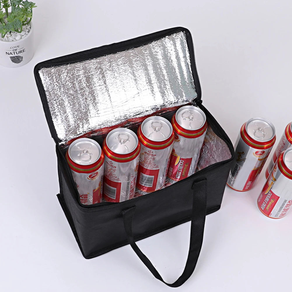 Beer Cooler Portable Bag Folding Food Thermal Storage Bag Insulation Picnic Ice Pack Drink Carrier Insulated Bag for Outdoor