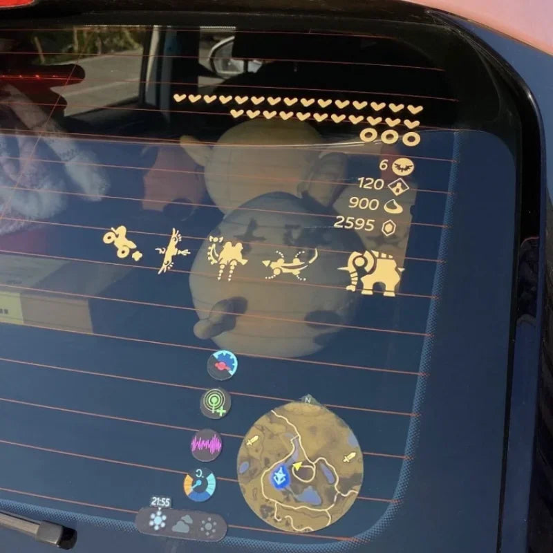 New Version of High-quality Zelda Legend Car Stickers Switch Breath of The Wild Zelda Stickers Game