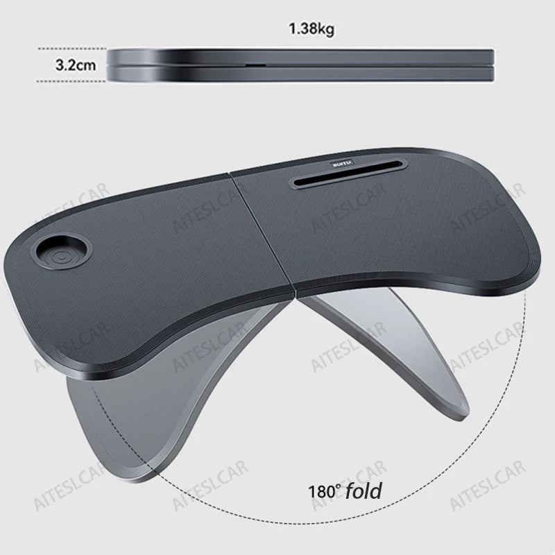 For Tesla Car Table Holder Steering Wheel Car Laptop Computer Desk Mount Stand Table Eat Work Cart Drink Food Coffee Goods Holde