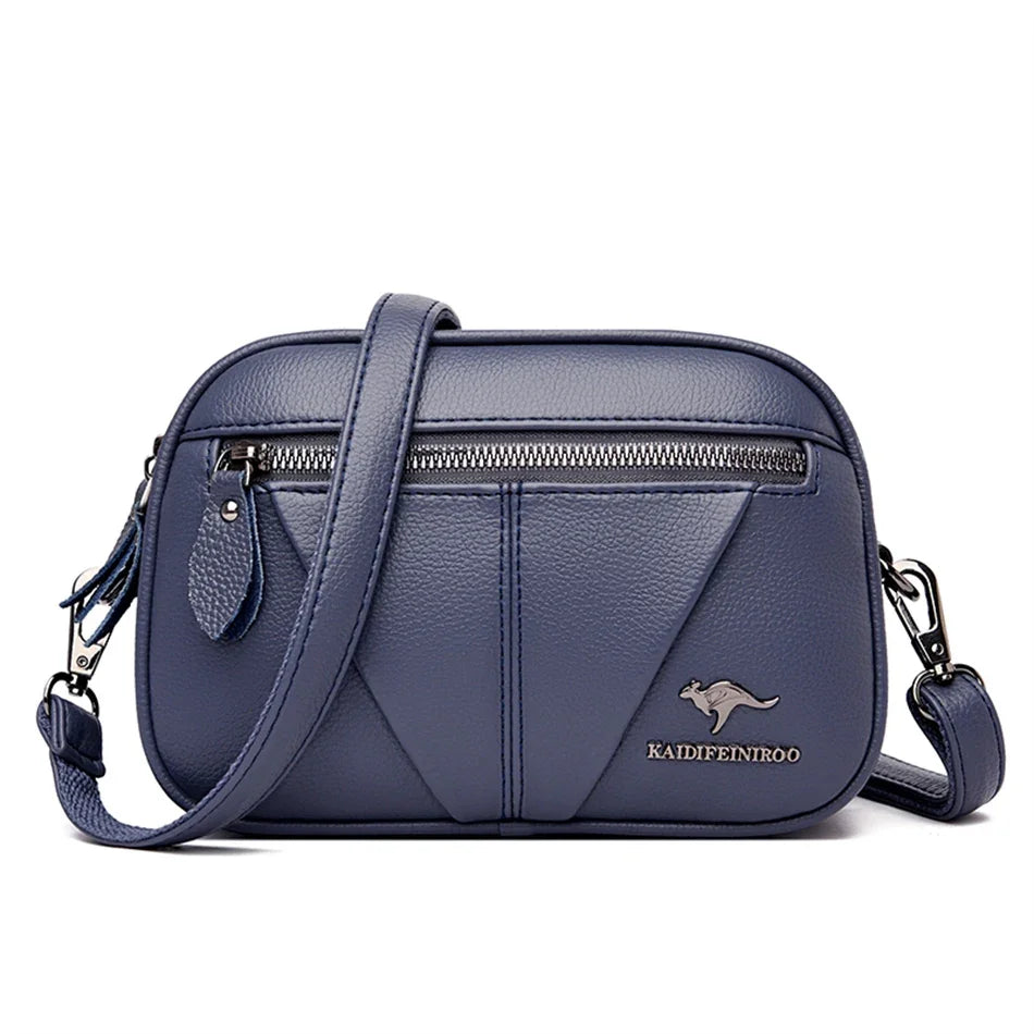 3 Layers Luxury Designer Handbags Purses Women Bag Super Quality Leather Small Shoulder Messenger Corssbody Tote Sac for Female