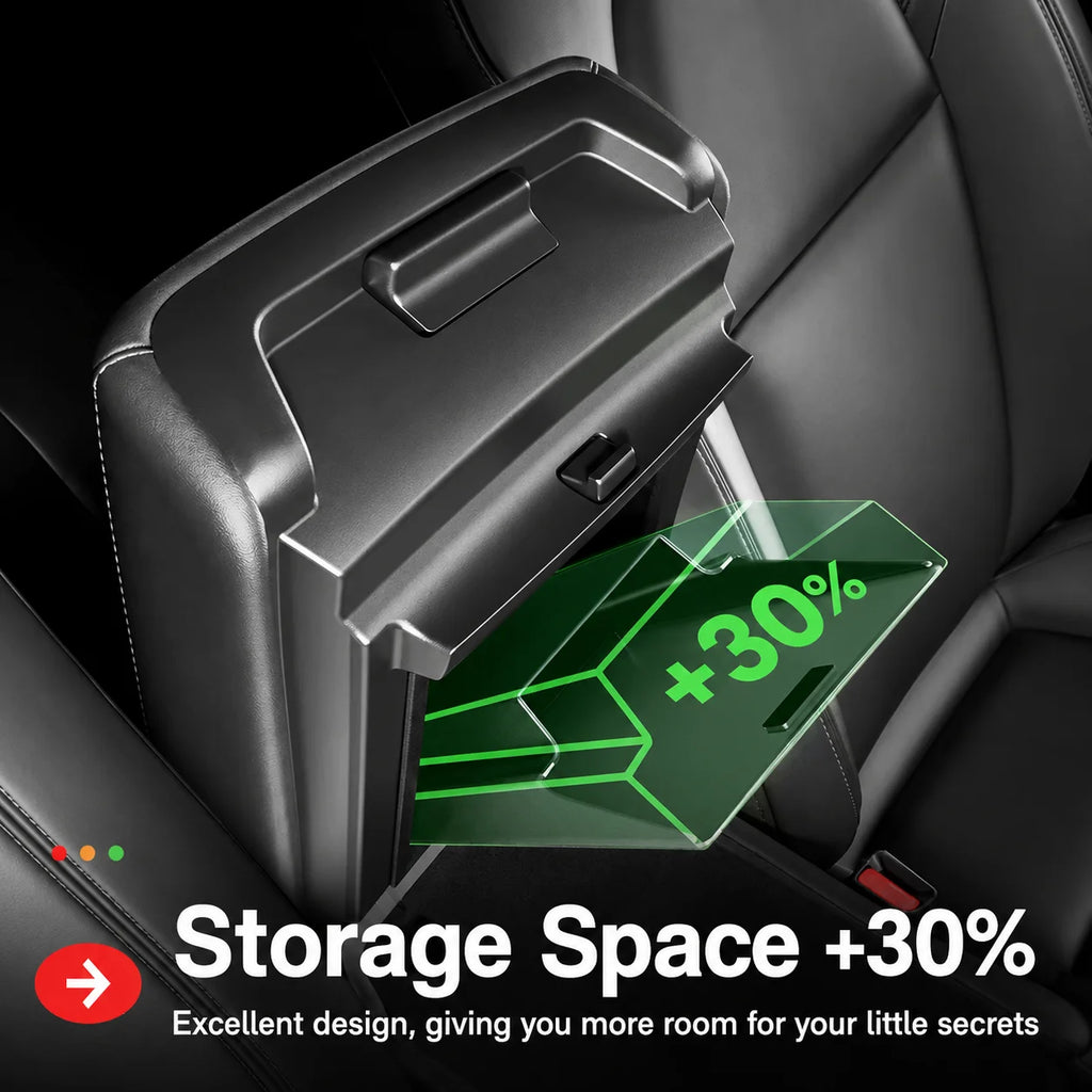 For Tesla Model YL Y Juniper Launch Model 3 Highland Armrest Hidden Magnetic Storage Box Car Interior Organizers Case