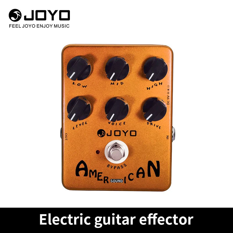 JOYO-JF-14 AMERICAN SOUND Electric Guitar Pedal Effects, Simulation 57 Deluxe Amplifier Pedals, True Bypass