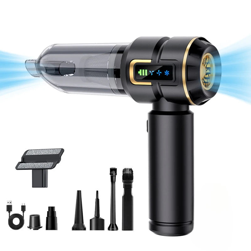998000PA Strong Suction Cordless Mini Handheld Car Vacuum Cleaner Portable Wireless Auto Home Cleaning Vacuum