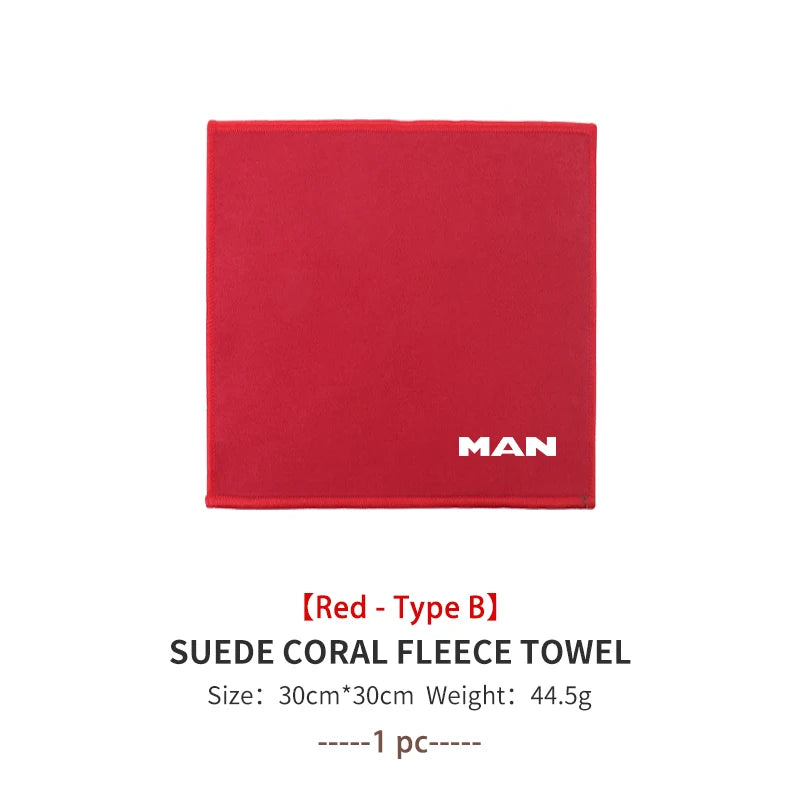 For Man Car Logo Cleaning Cloth Absorbent Dry Cloth Auto Wash Accessories eTGX TGX TGM TGA TGS eTGS TGE