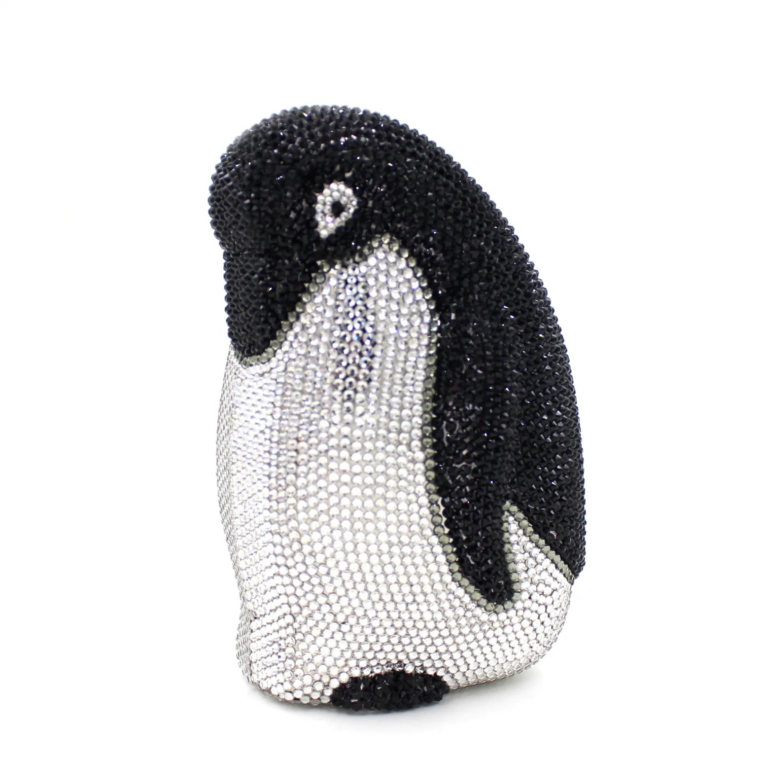 China Factory Wholesales Crystal Rhinestone Clutch Evening Bag for Formal Party Jewellery Penguin Clutch Purse