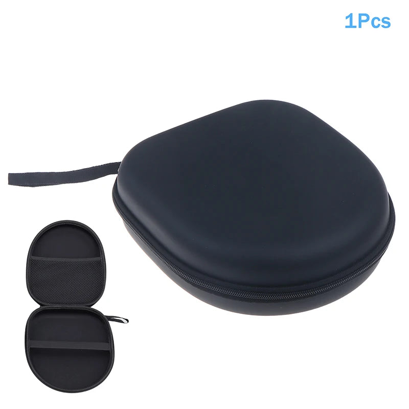 New New High-capacity Headset Headphone Case Earphones Shockproof Storage Box Hard Shell EVA Headphone Zipper Protective Bag