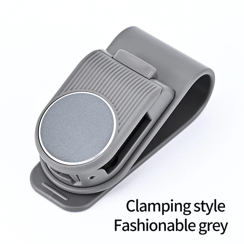 Car Glasses Holder Clip - Durable ABS Resin, Easy Installation for All Vehicle Models, Keeps Fashion Glasses Secure & Visible on