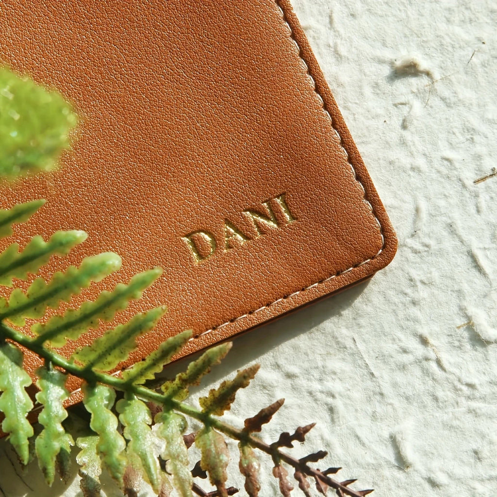 Customized Name PU Leather Travel Passport Gilding Letters Protective Case Personalized Thickened Passport Holder Case