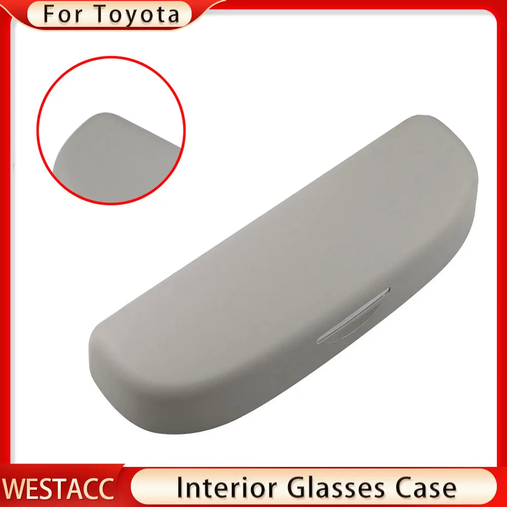 Car Glasses Case Sunglasses Holder for Toyota Corolla CHR Camry RAV 4 Levin Highlander Sunglasses Storage Box Accessories