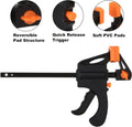 2pcs/set F-type Fixing Clip, Woodworking Tool Clip, Suitable for Adhesive Fixation, DIY Quick Grip Clip