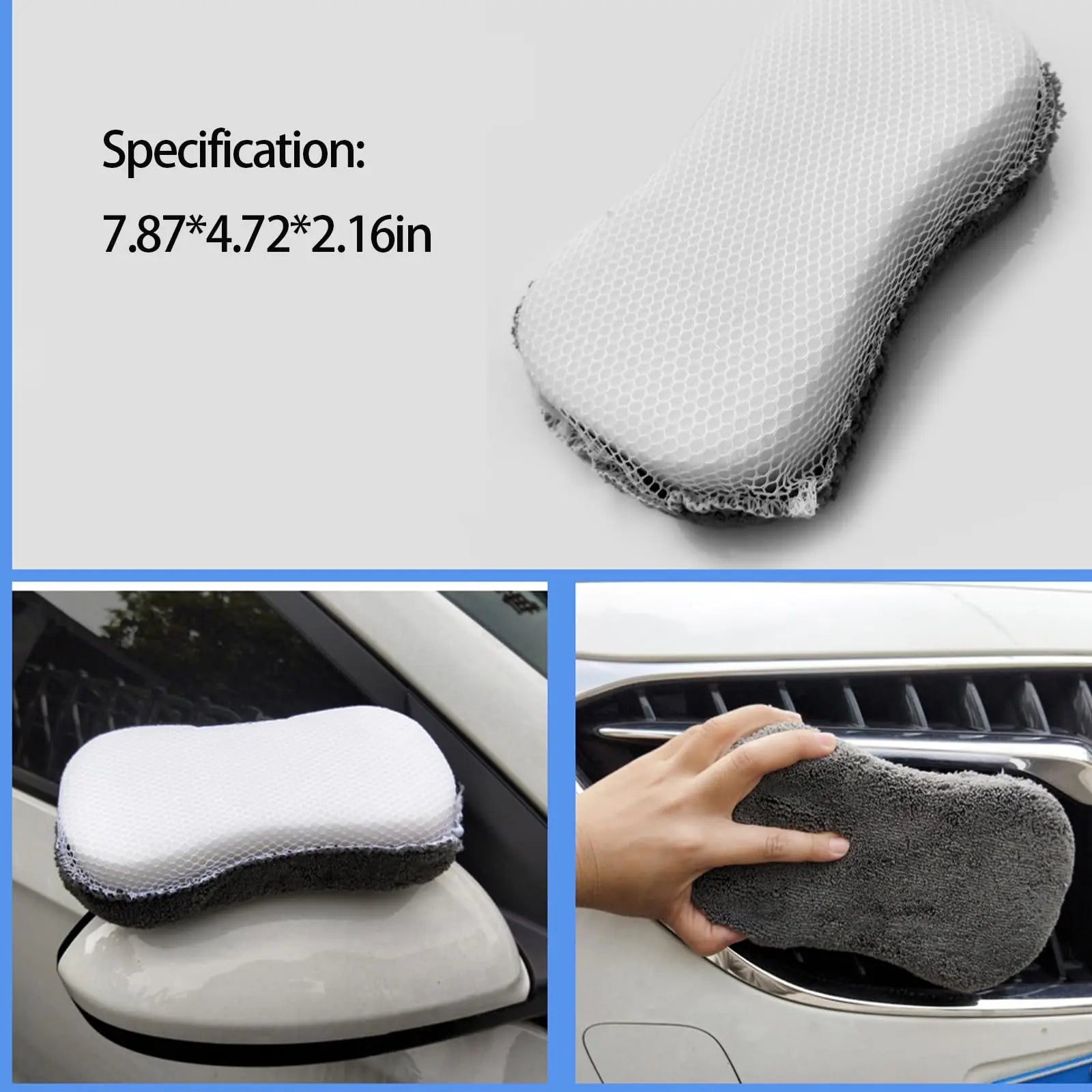 9PCS Car Cleaning Tool Kit, Complete Wash & Detailing Set with Brush, Mitt, Sponge & Towels