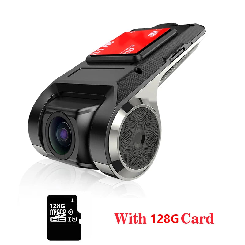 JMCQ Car Dvr ADAS Usb HD Camera Dvr 1080P For Android Car DVD Player Navigation Auto Audio Voice Alarm LDWS Support TF Card