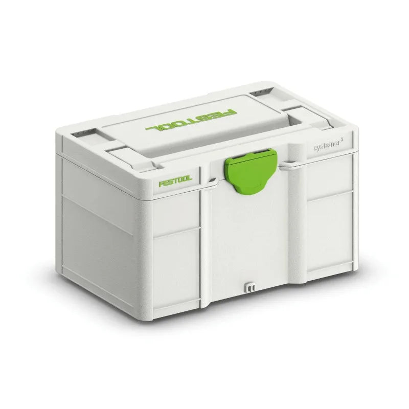 FESTOOL 577818 Systainer³ SYS3 S 147 Mini T-LOC Stackable Tool Storage Case, Portable and Categorized Storage Box