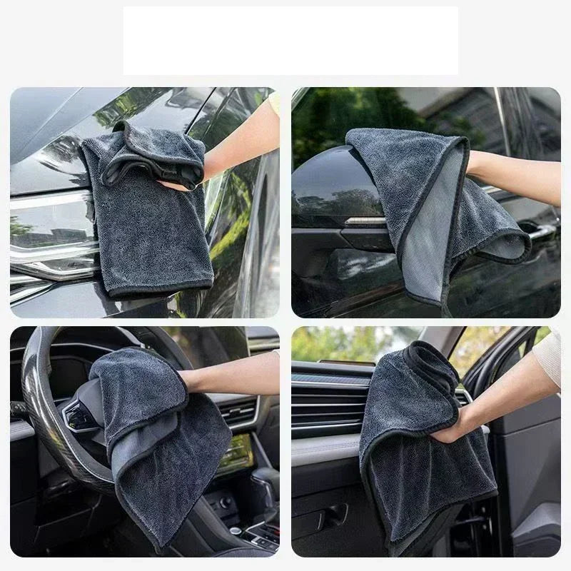 20x30CM/60x90CM ultra soft car care cleaning automatic drying cloth, ultra thick ultra-fine fiber car wash towel,