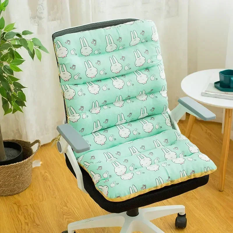 Thicken Soft Back Waist Pillow Student Stool Thickened Fart Cushion Home Garden Patio Lounger Hynde til siamesisk stol 샴 체어 쿠션