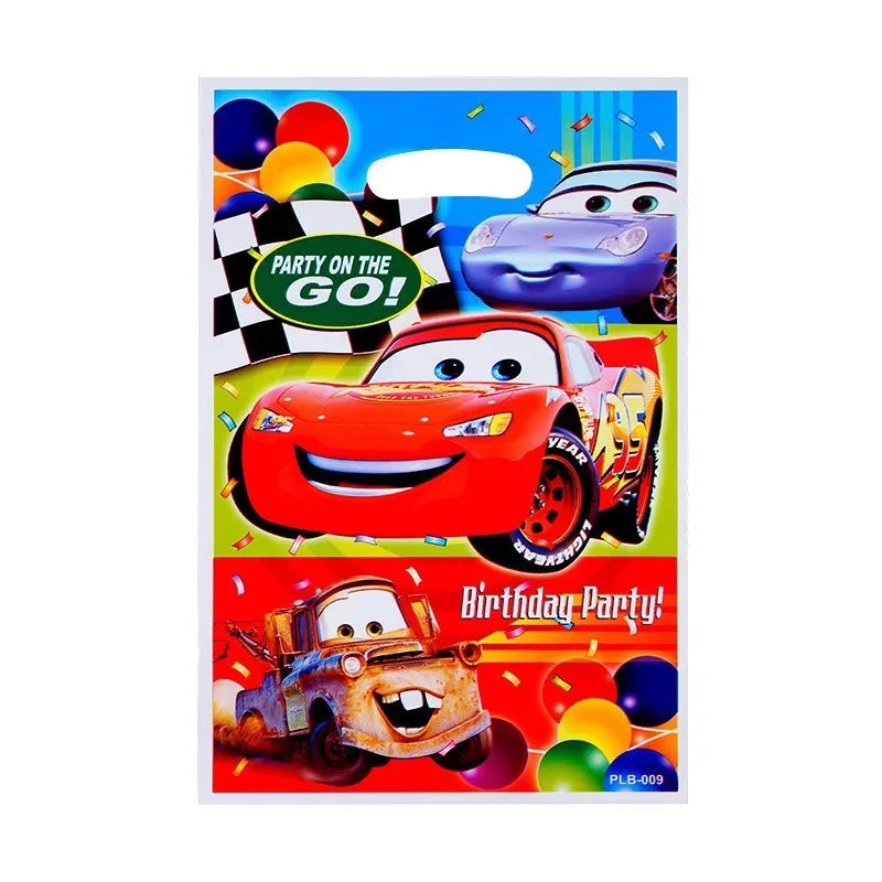 Race Car Party Favor Braclet Stamp Keychain Popcorn Box Party Decoration Cupcake Dessert Tower Kids Birthday Celebrations Favor