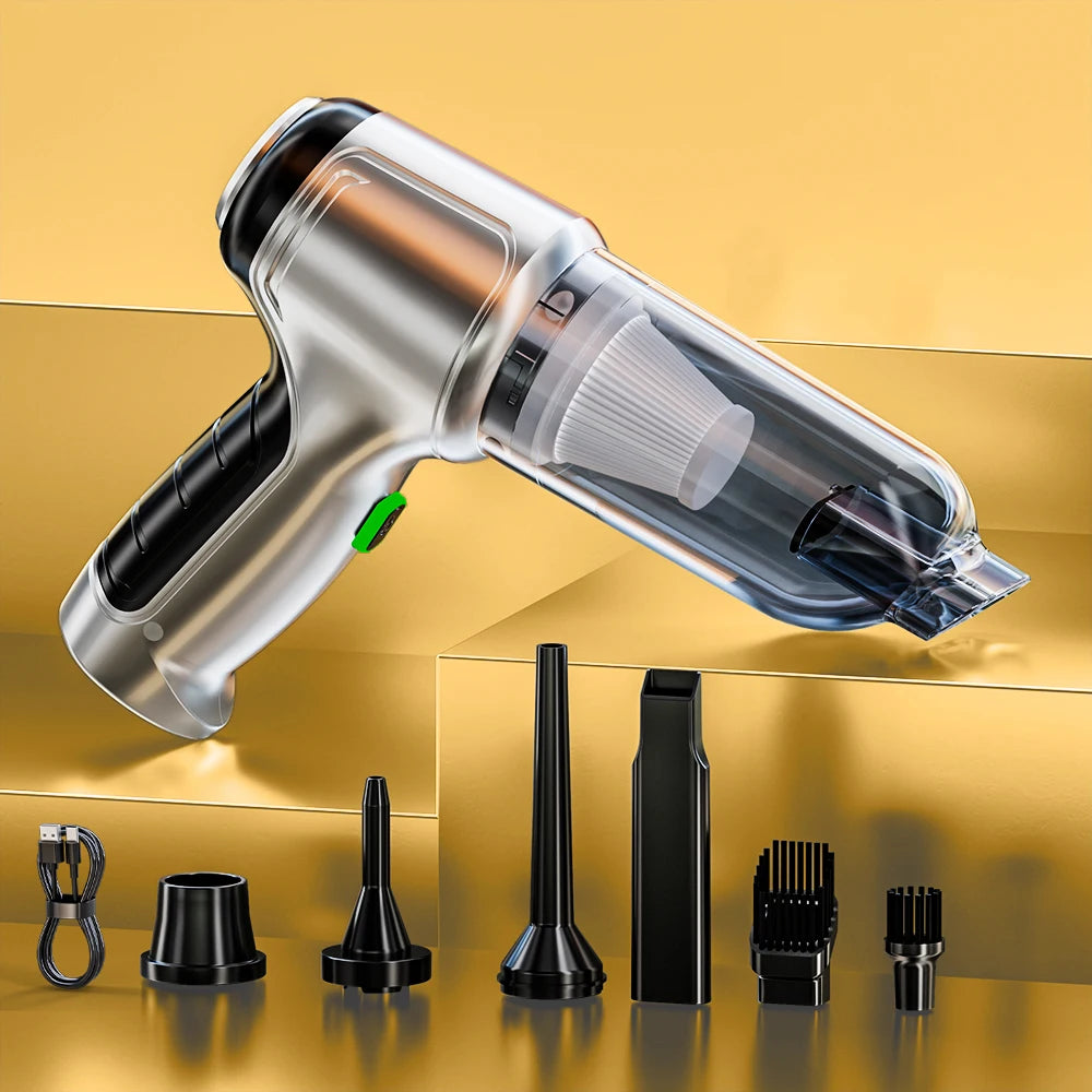SZUK Car Vacuum CIeaner 15000Pa Wireless Handheld Cleaning Machine Powerful Portable Blower Mini Vacuum Cleaner for Car Home
