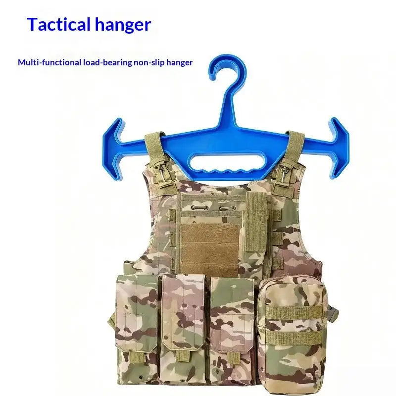 Large Capacity Heavy Duty Hanger For Tactical Vest 360 Rotate Plastic Rack For Hunting Diving Suits And  Kits
