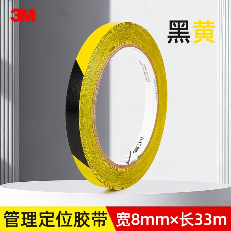 3M 471 Floor Special Adhesive Tape PVC Wear-resistant Warning Tape Waterproof Traceless Warning Area Colored Adhesive Tape