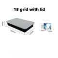 4/6/8/15 Grid Big Ice Tray Mold Giant Jumbo Large Food Grade Silicone Ice Cube Square Tray Mold DIY Ice Maker Ice Cube Tray