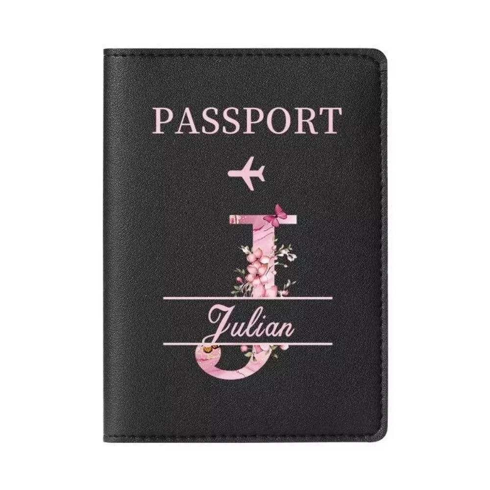 Personalized Passport Holder with custom Cute Cartoon Shiba Print, Multifunctional Ticket & Travel Document Organizer