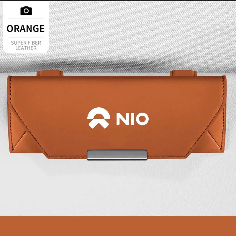 For NIO EL8 ET5 EL6 ET7 EL7 ET5 ES8 ET9 ES6 EC7 ES7 Car Accessories Car Visor Sunglasses Glasses Holder Glasses Case Clip Box