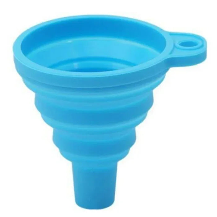 Silicone Collapsible Foldable Funnel Household Kitchen Cooking Tools Portable Wine Mini Portable Oil Pot Funnel