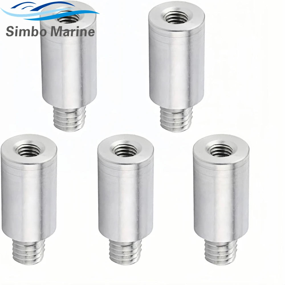 10Pcs Boat Anodes Zinc Pencil Rod Fits for Volvo Penta Marine Engine 3838499 800476 804107 838929 858501 18-6001