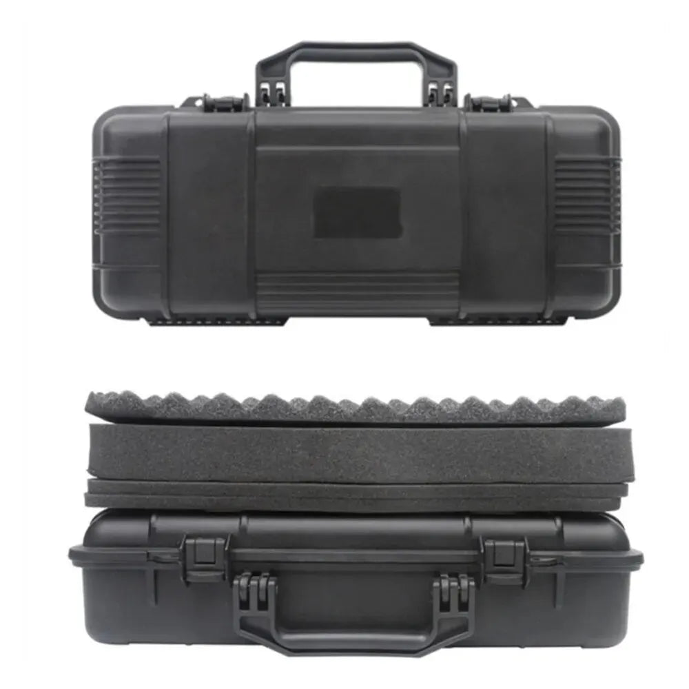 Shockproof Hard Carry Tool Case Water Repellent Safety Storage Box With Sponge For Camera Instrument Organizer Daily Use