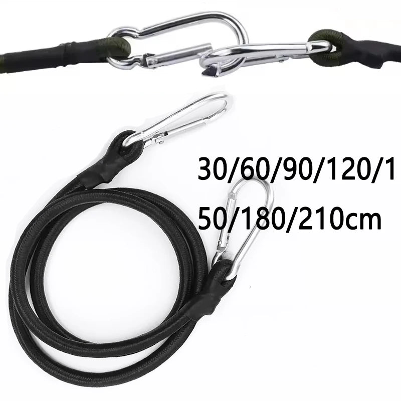 30cm-210cm Portable Elastic Rope Motorcycle Strap Elastic Rope Bicycle Luggage Strap Elastic Cart Cargo Strap