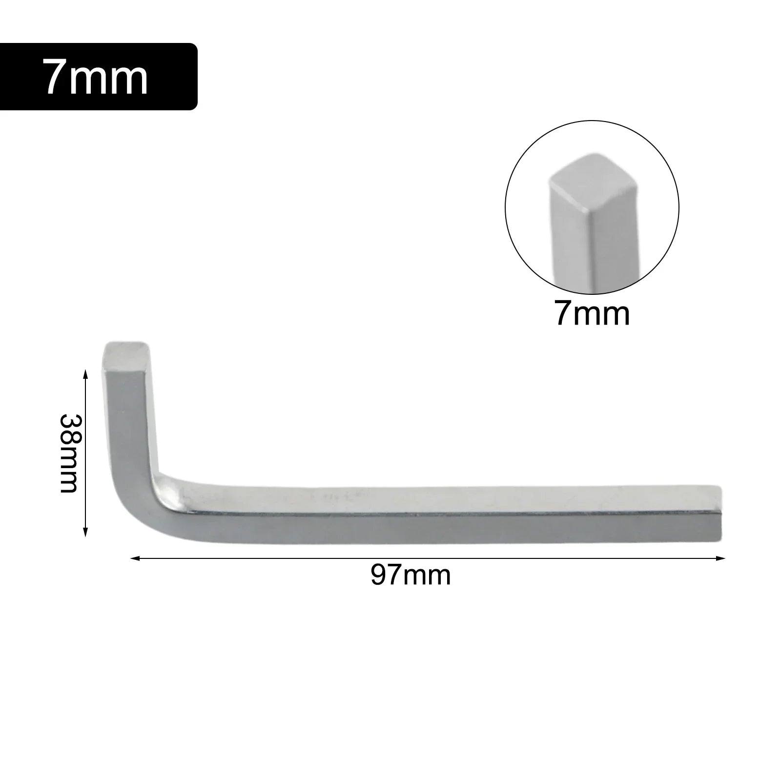 3-8mm L Shape Square Head Wrench Square Key 4 Point Wrench Screwdriver Set For Tighten Square Screw Universal Wrench Hand Tools