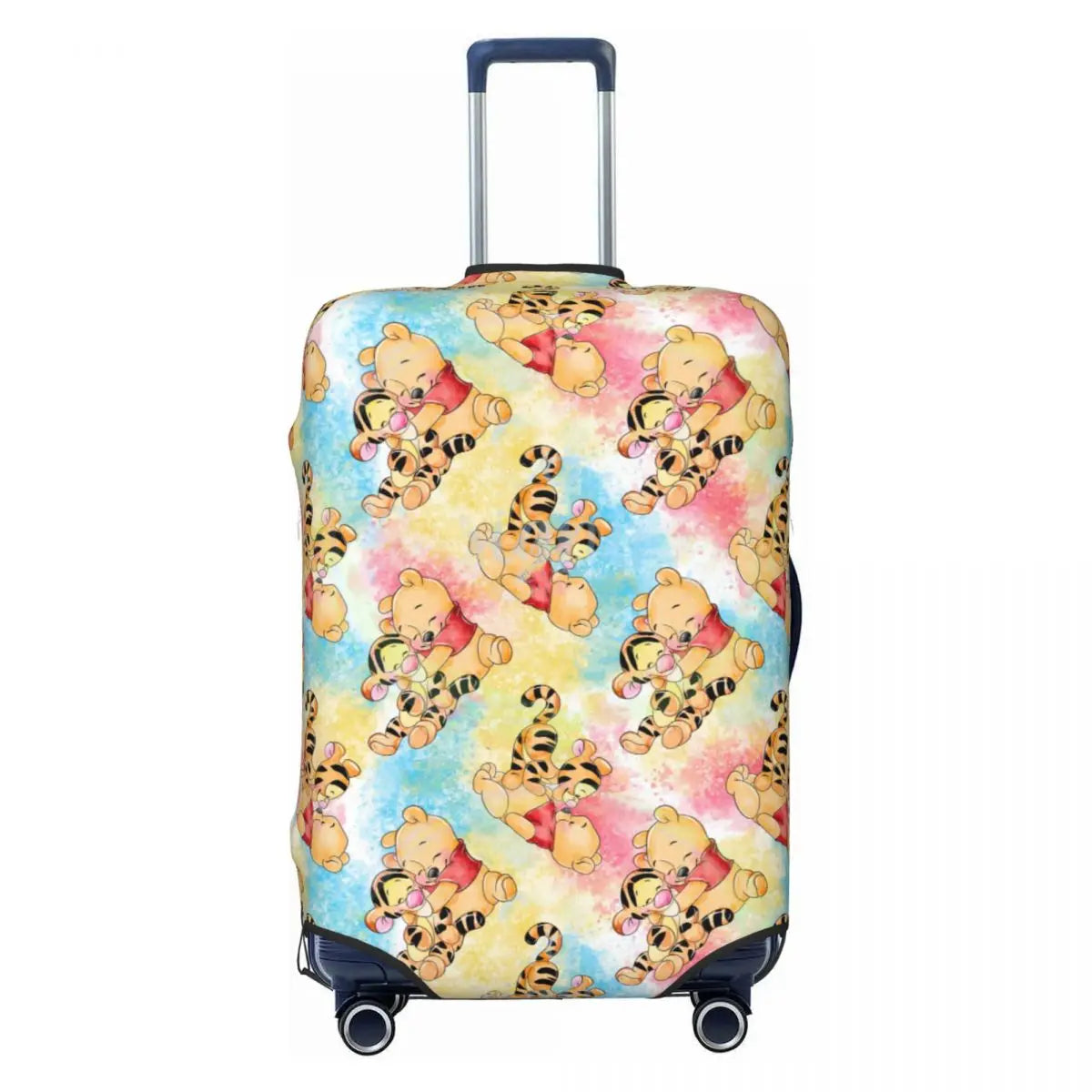 Custom W-Winnie Anime The Pooh Luggage Cover Fashion Suitcase Protector Covers Suit For 18-32 inch