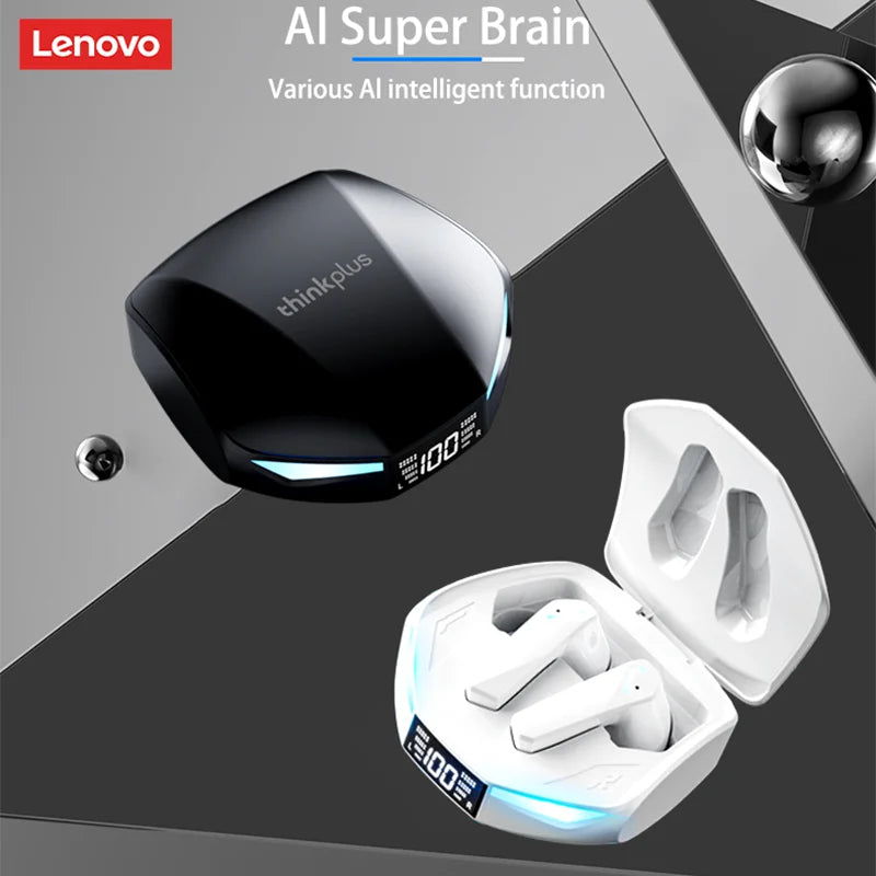 New Lenovo XT53 AI Bluetooth V5.4 Earphones Multiple Languages Translation Headphones Deep Bass Sound With HD Calls Work Earbuds