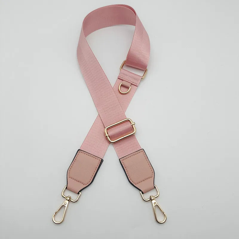 New Solid Color Nylon Bag Accessories D-type Buckle Hanging Small Bag Style Crossbody Strap Adjustable Backpack Shoulder Strap