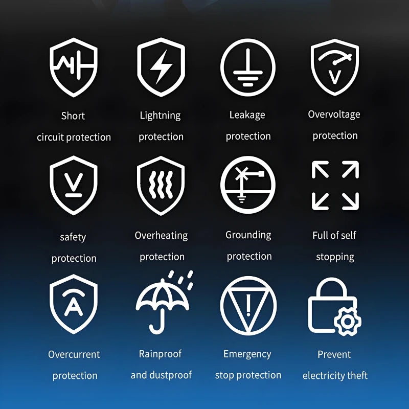 New 7KW Type2 Electric Vehicle Charger 32A EV Charging Station Type1 GBT EVSE Wallbox 1Phase EV Chargers with Screen Card
