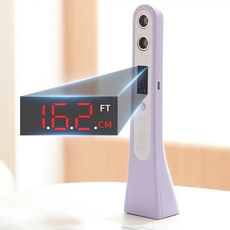 Ultrasonic Height Measurement With Scale Handheld Cordless Digital Measurement Device Children Electronic Height Ruler