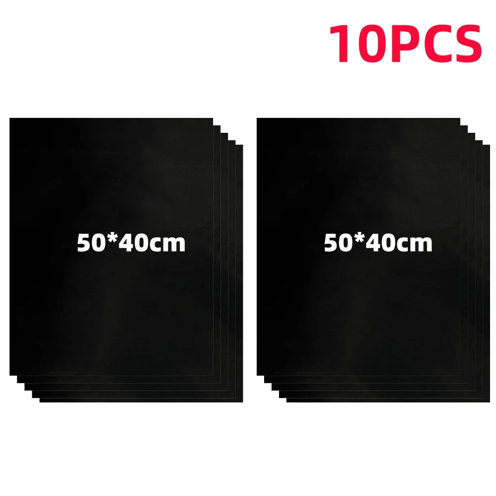 1-20PCS Non-stick BBQ Grill Mat Barbecue Outdoor Baking Mat Reusable BBQ Cooking Grilling Sheet for Party Grill Mat Kitchen Tool